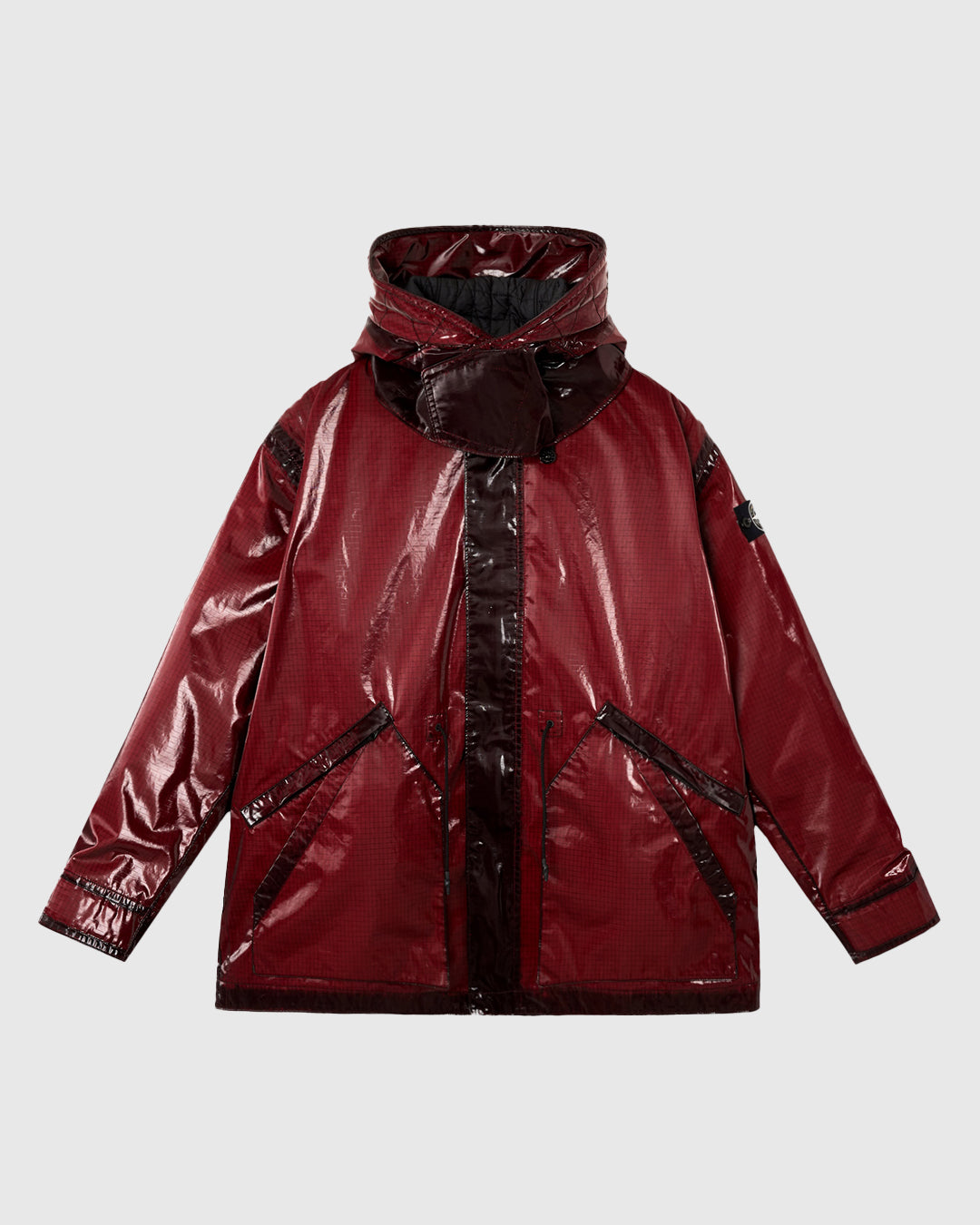 Uneven Ripstop Prismatico Dark Burgundy