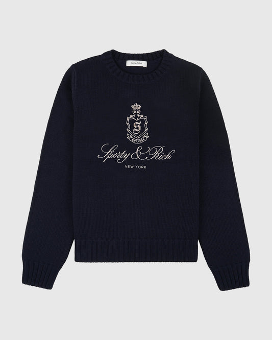 Vendome Knitted Sweater Dark Navy