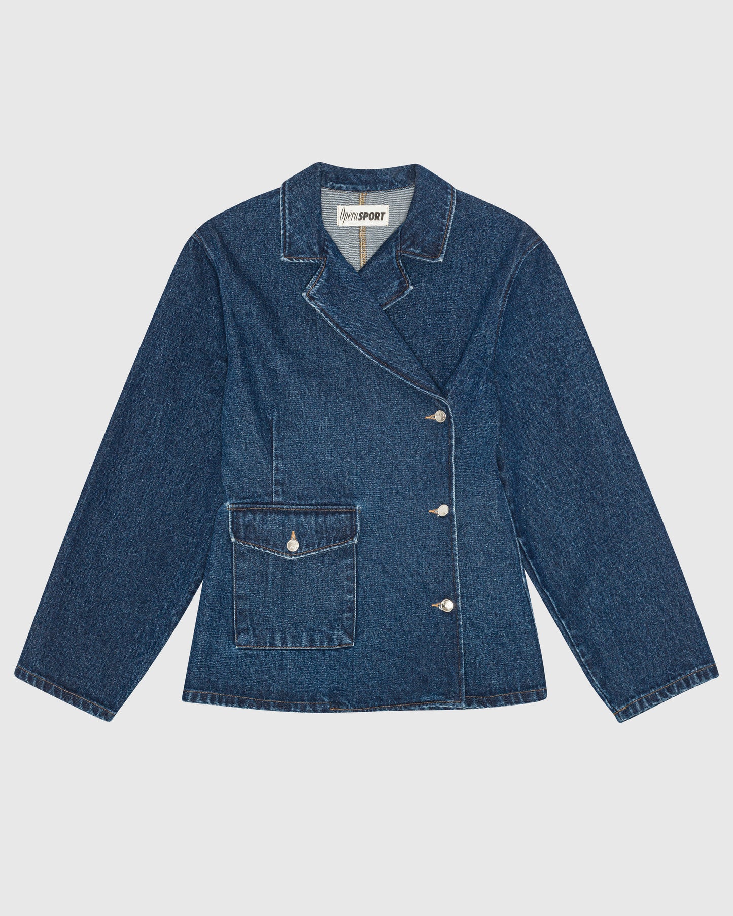 Victoria Denim Blazer Medium Blue