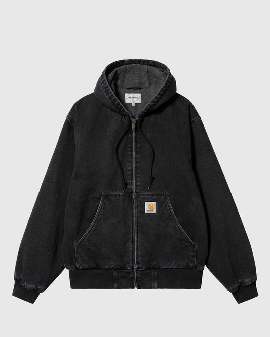W' OG Active Jacket Black Stone Washed