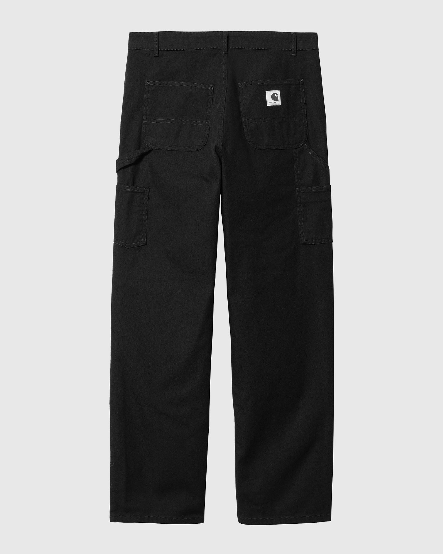 W' Pierce Double Knee Pant Black Rinsed