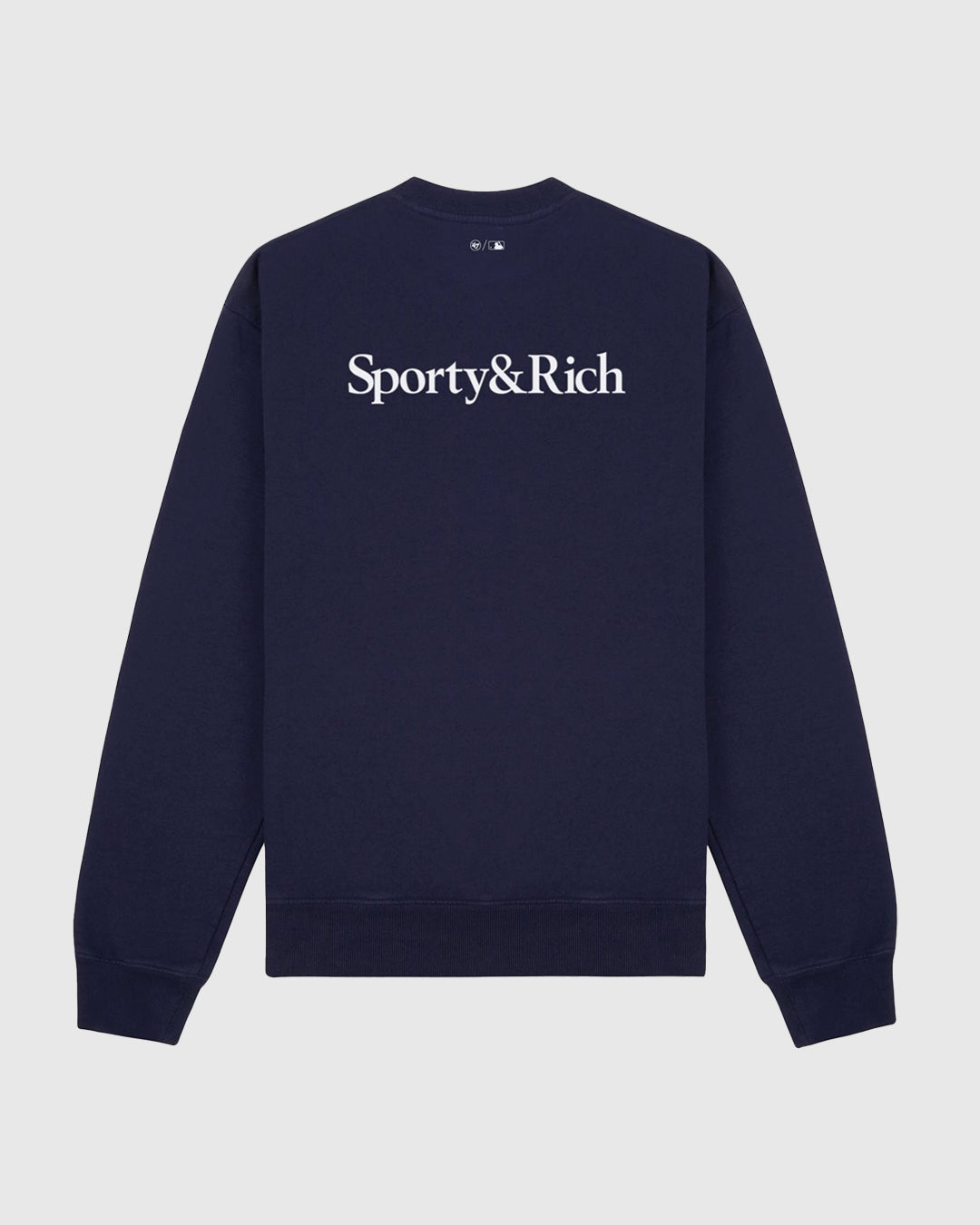Yankees Serif Crewneck Dark Navy