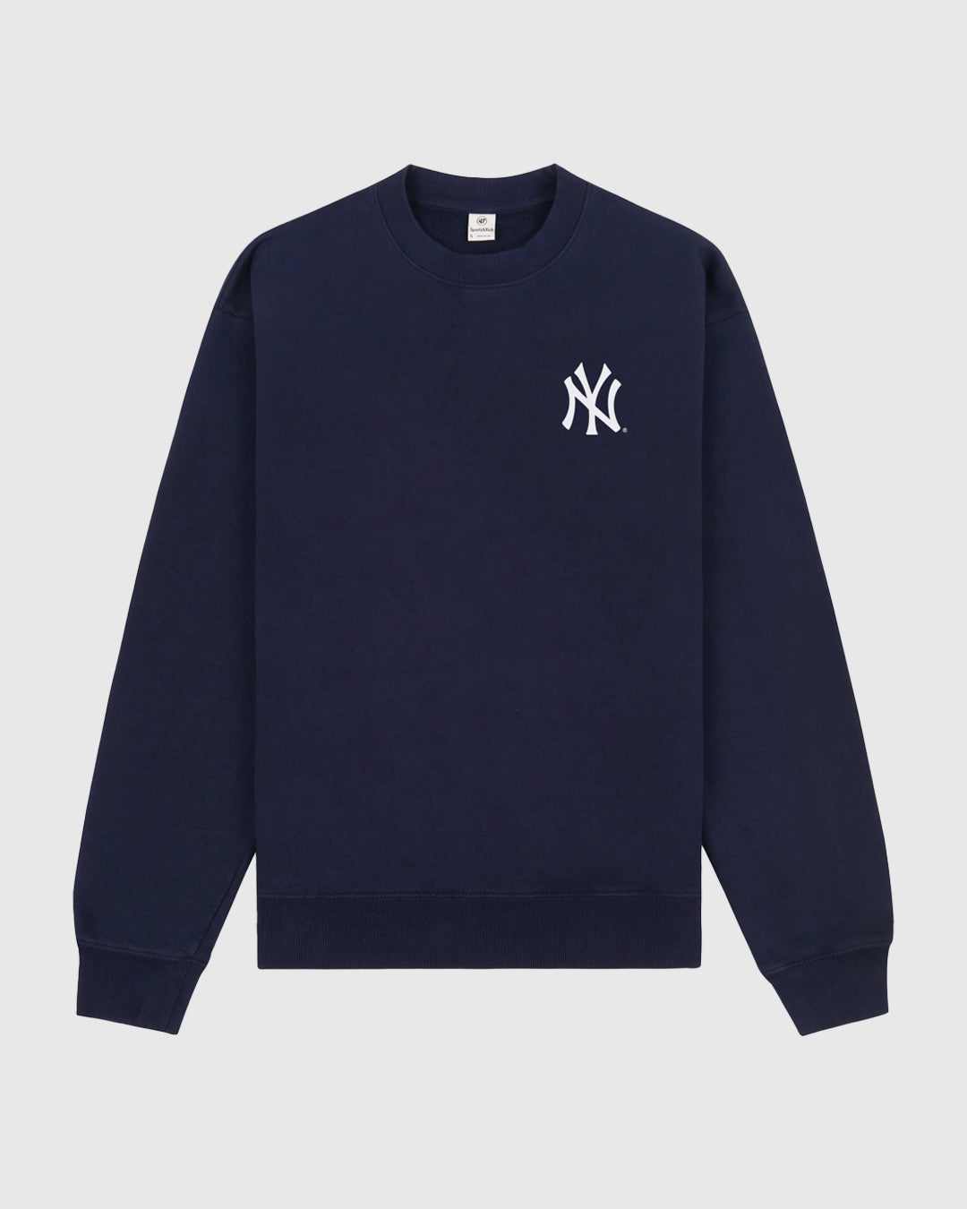 Yankees Serif Crewneck Dark Navy