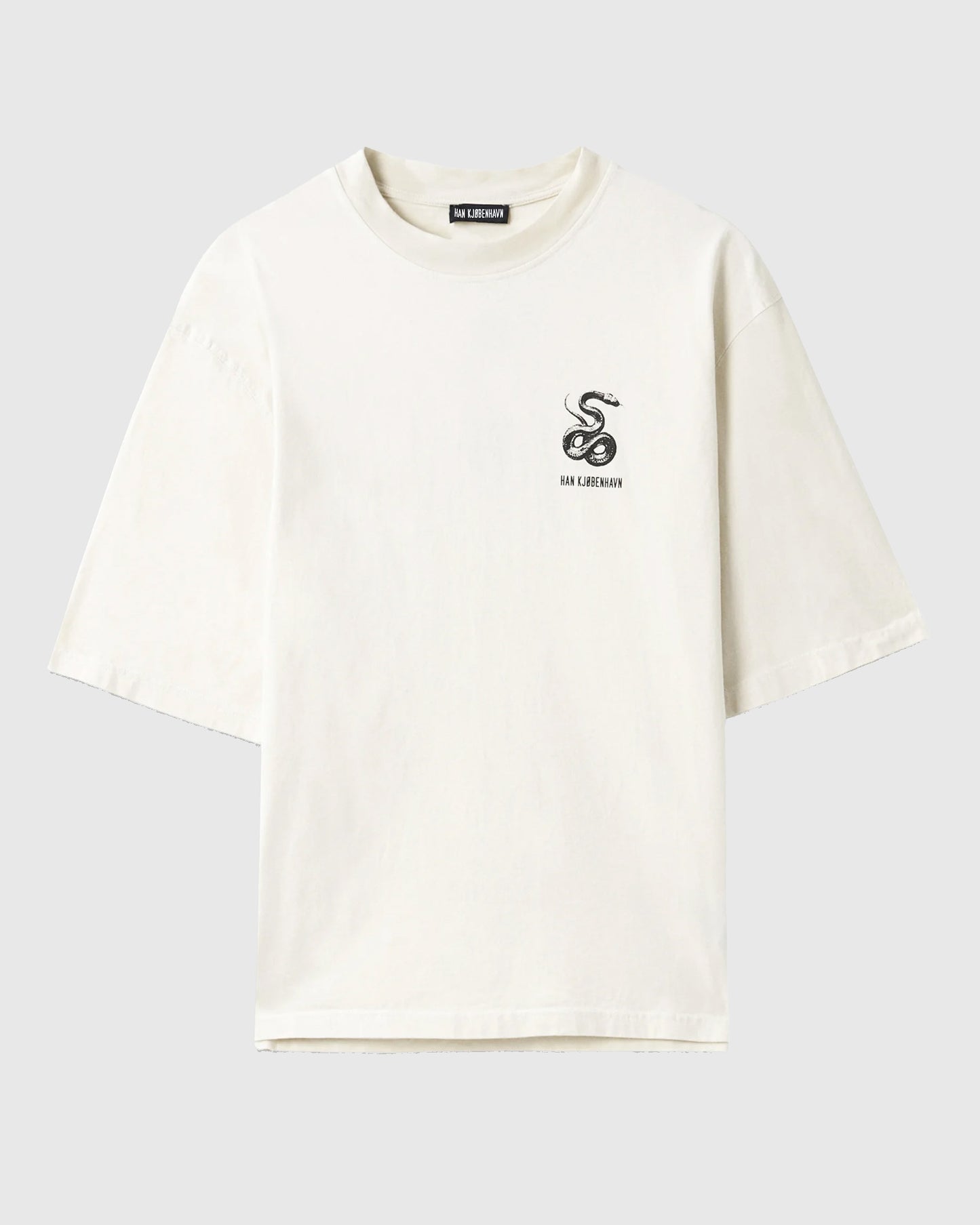 Snake Logo Oversized Tee Off-White