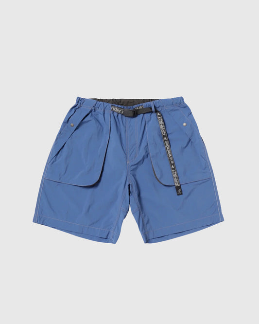 Brushed Nylon Shorts Blue