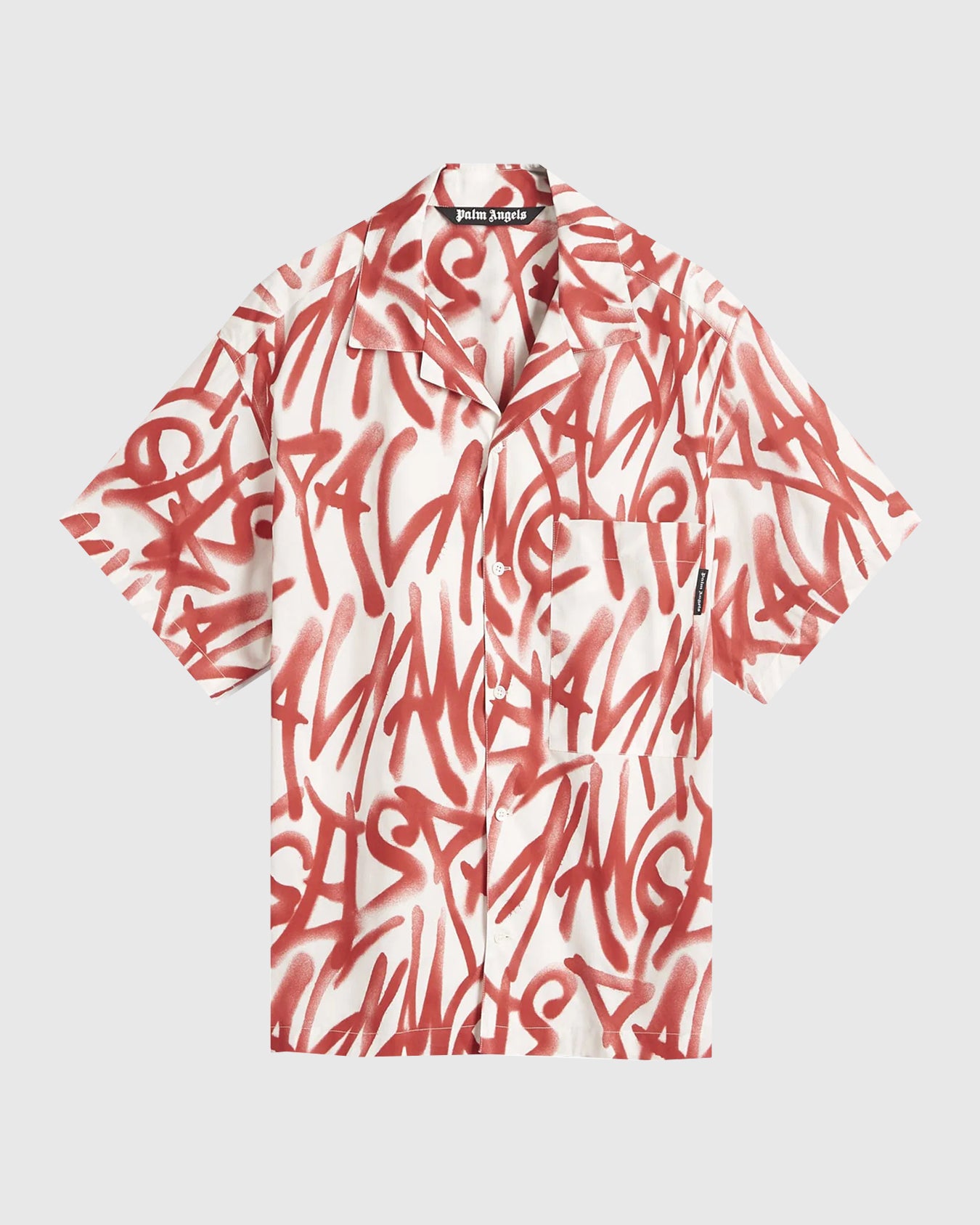 Graffiti Bowling Shirt S/S Off White