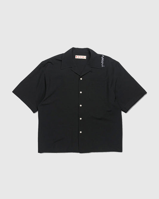 Marni Short-Sleeve Shirt Black