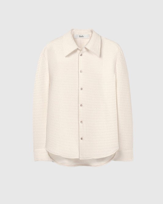 Oseary Shirt Ivory Waffle
