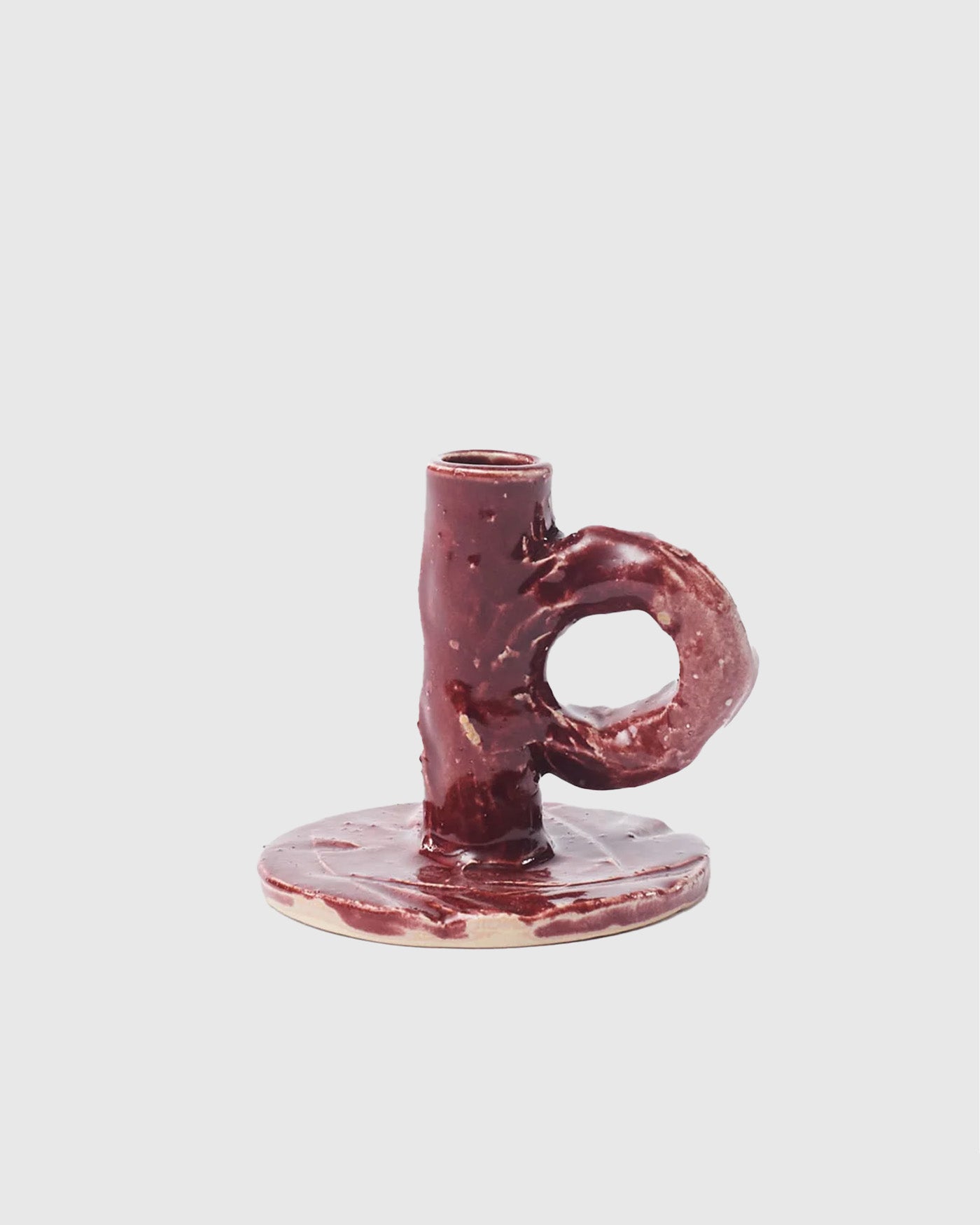 Studio Candlestick - Burgundy